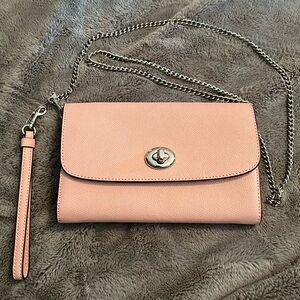 NWT Coach Crossbody Pink Leather